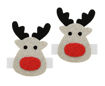Picture of NAPKIN RING REINDEER - 2 PACK